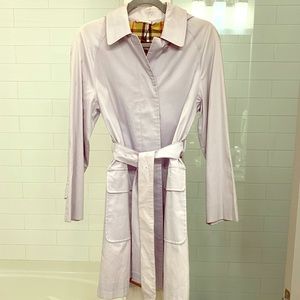NWT Authentic BURBERRY Lilac Trench Coat SMALL